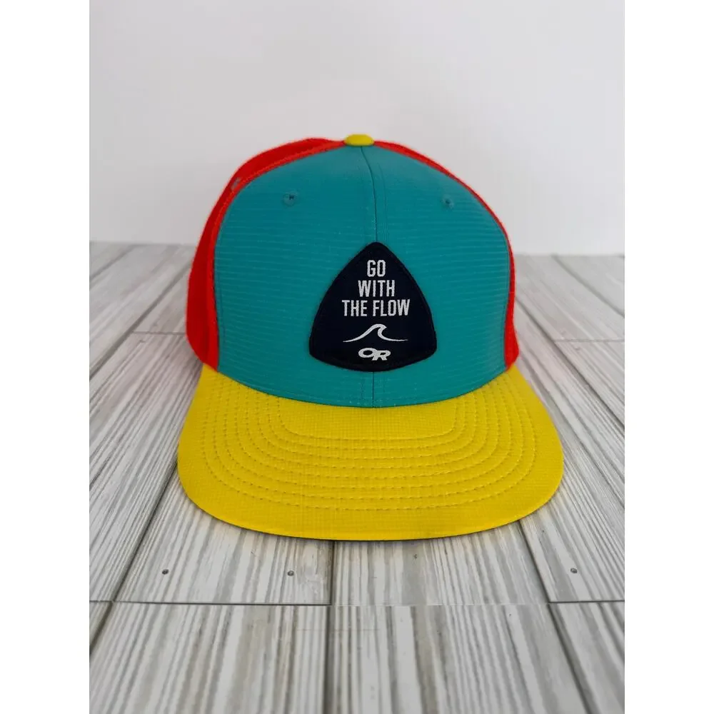 Outdoor Research Go With The Flow trucker hat cap snapback mesh 110 multi color